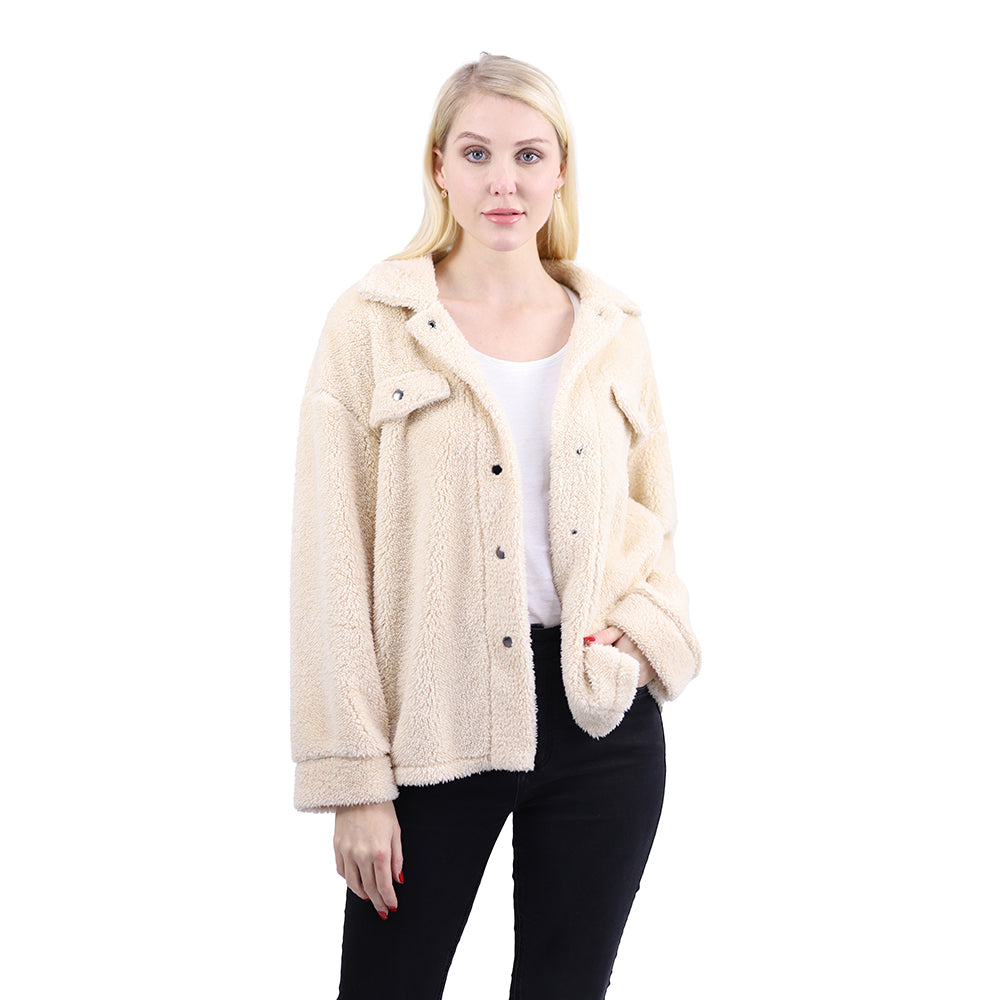 Women's Top Cardigan Buttoned White 1