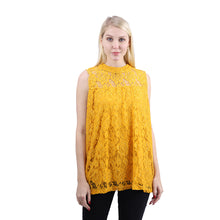 Load image into Gallery viewer, Women&#39;s Top Shirt Sleeveless Yellow 1
