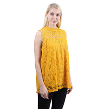 Load image into Gallery viewer, Women&#39;s Top Shirt Sleeveless Yellow 1
