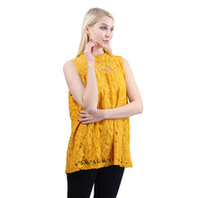 Load image into Gallery viewer, Women&#39;s Top Shirt Sleeveless Yellow 1
