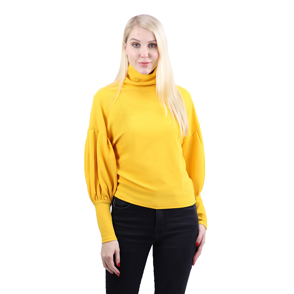 Women's Top Blouse Yellow 1