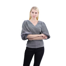 Load image into Gallery viewer, Women&#39;s Top Blouse Grey 2
