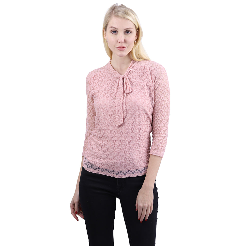 Women's Top Blouse Pink 2